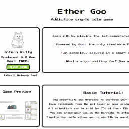 Ether Goo - Idle Game